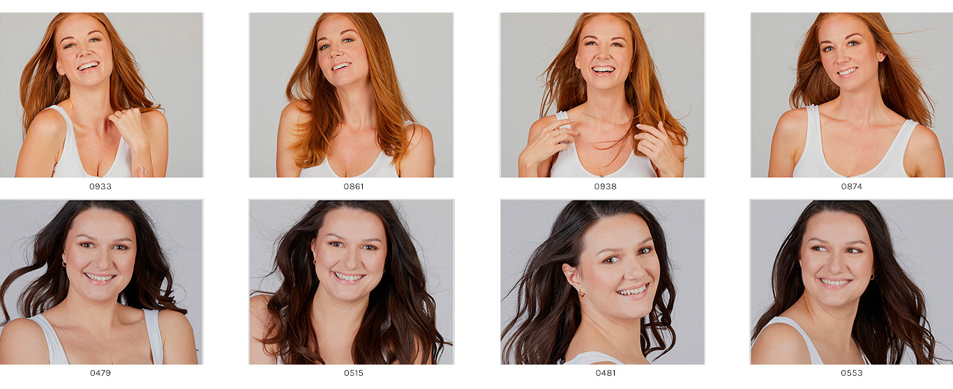 SilcSkin-models Choosing models for beauty products
