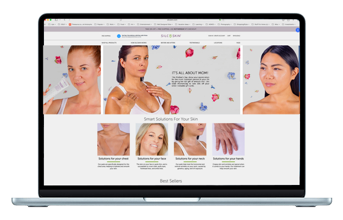 Beauty industry website design strategy