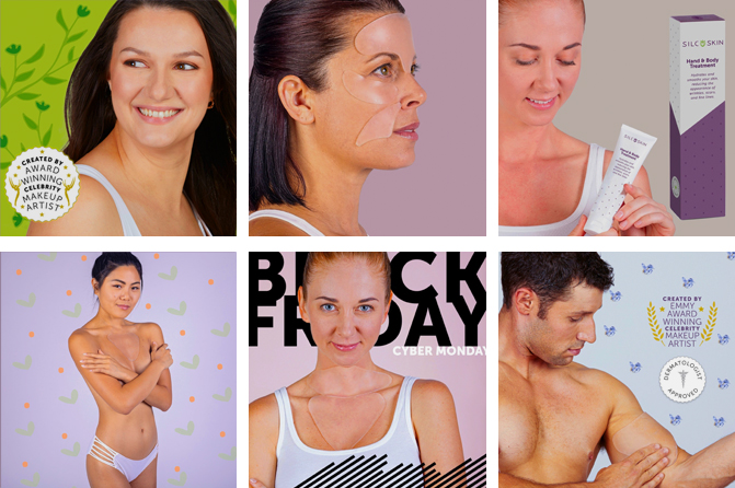 Beauty industry social media content